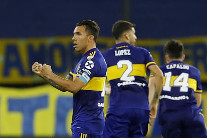 Carlos Tevez y el desahogo luego de la victoria por penales; a Boca no le sobró nada en el desquite