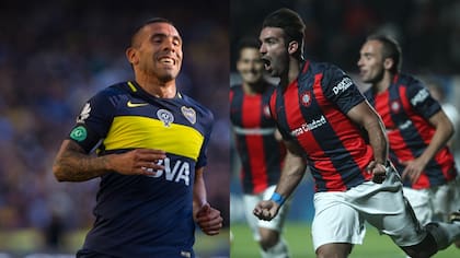 Carlos Tevez y Martín Cauteruccio