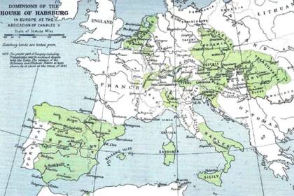 Carlos V gobernó sobre una franja de tierra, que se extendía por Europa occidental y central