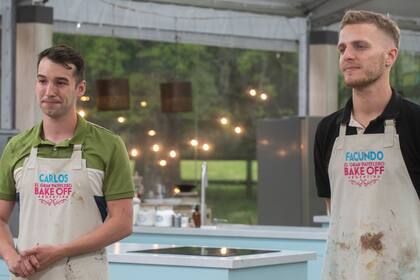 Carlos y Facundo, finalistas de Bake Off Argentina (Foto: PRENSA TELEFE)