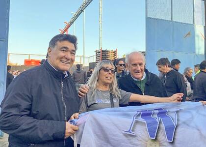 Carlos Zannini y Oscar Parrilli, presentes en Arsenal
