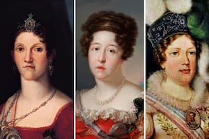 Carlota Joaquina de Borbón, María Isabel de Braganza y Leopoldina de Habsburgo