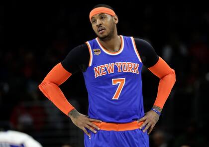 Carmelo Anthony promedió más de 20 puntos en sus primeras 15 temporadas en la NBA