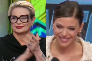 Carmen Barbieri interrumpió el programa para elogiar el look de Evangelina Anderson (Captura: eltrece)