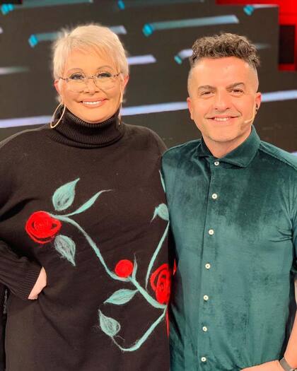 Carmen Barbieri y Ángel de Brito (Foto: Instagram/@angeldebritooki)