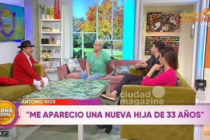 Carmen Barbieri y su equipo de Mañanísima escucharon con atención el relato de Antonio Ríos cuando reveló que tenía una nueva hija