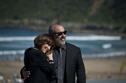 Carmen Maura, junto al director Alex de la Iglesia