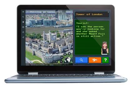 Carmen Sandiego en Google Earth