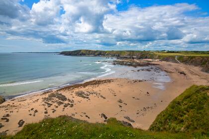 Carnivan Bay, una de las playas más lindas de esta zona. (Gentileza Embajada de Irlanda en Buenos Aires)