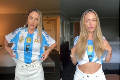 Caro Calvagni mostró cómo se preparó para ir al partido de la semifinal (Foto: Captura de video / TikTok @carocalvagni)