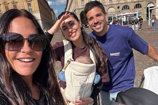 Carolina Baldini viajó a Torino para visitar a su nieto y compartió un tierno álbum de fotos familiar