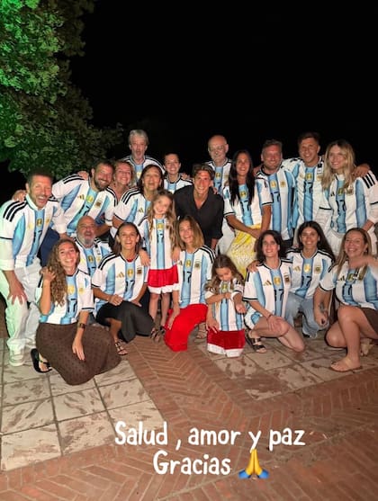 Carolina Baldini y Diego Simeone se reunieron para celebrar Navidad en familia