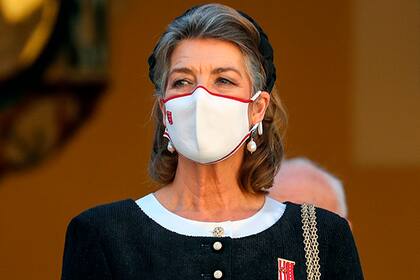 En noviembre pasado, Carolina de Mónaco también llamó la atención por un cambio en su peinado