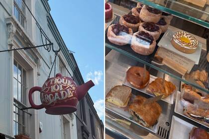 Carolina disfrutó de uno de los clásicos del té inglés y visitó una galería de antigüedades (Foto: Instagram @pampitaoficial)