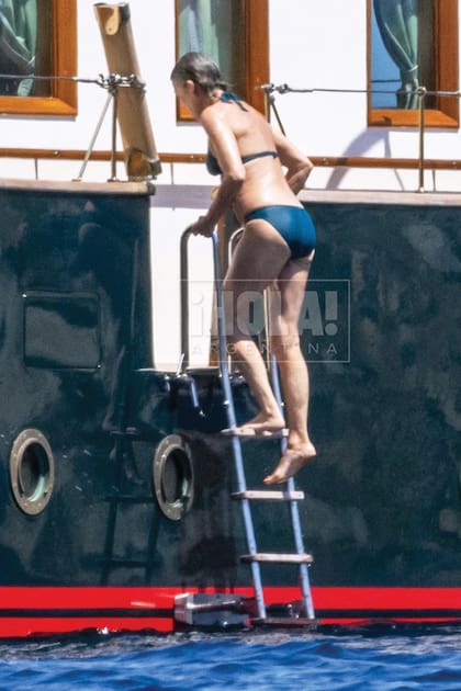 Carolina, en su barco, en 2021
