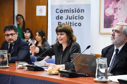Carolina Gaillard, presidenta de la Comisión de Juicio Político