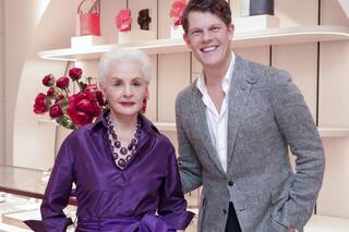 Esta es la combinación más elegante para Carolina Herrera