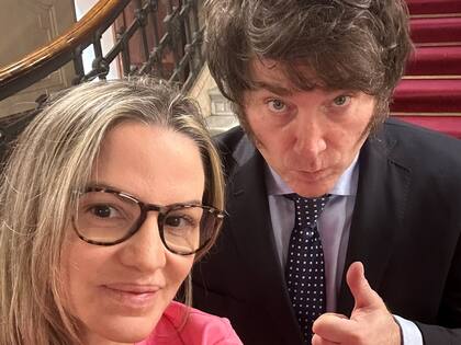 Carolina Píparo y Javier Milei, en tiempos de buena sintonía