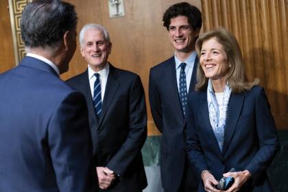 Caroline Kennedy, en el Senado, antes de ser confirmada como embajadora de Australia, en 2022