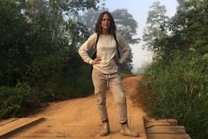 Caroline Knight, 33 años, viajó a Perú por trabajo y se enamoró de un joven productor de cacao