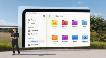 Carpetas de colores en ipadOS 26