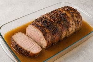 Carré de cerdo a la mostaza