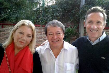 Carrió, Flores y José Vocos, en Córdoba