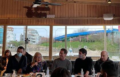 Carrió y Santilli, en Pinamar