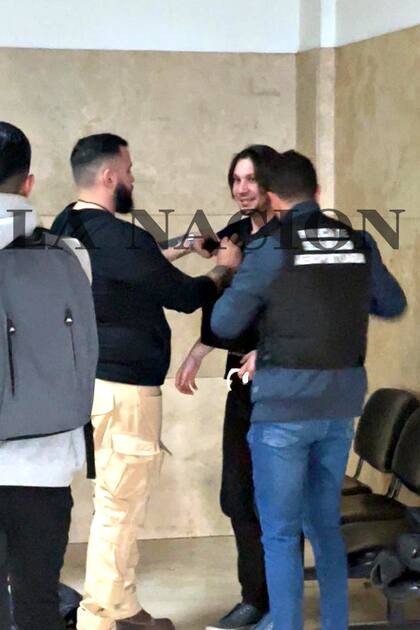 Carrizo, al ser detenido por personal de la PSA