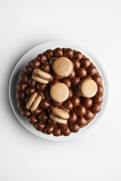 Carrot Cake con frosting de cacao amargo y cítricos.