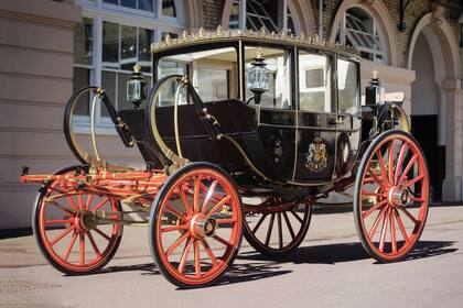 El carruaje Scotish State Coach será el que usarán los recién casados en caso de lluvia