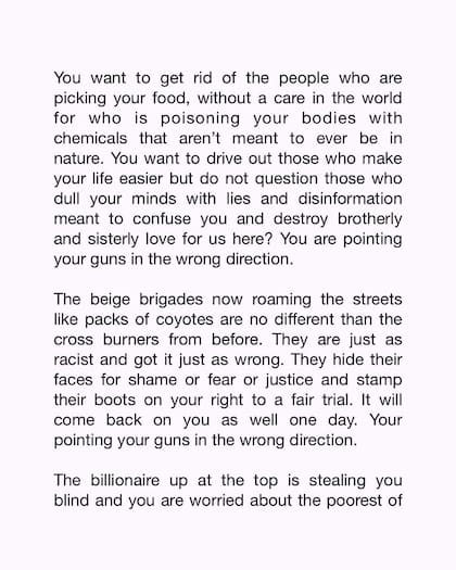 Carta abierta de Mark Ruffalo.