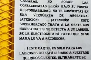 "Se lo electrocutará, tanto que ni su mamá lo va a reconocer": la explícita advertencia de un comercio