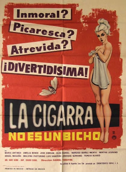 Cartel promocional de la película La cigarra no es un bicho