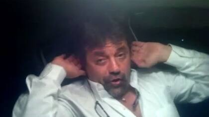 Caruso, en pleno espectáculo