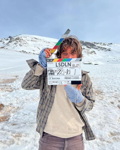 Caruso interpretó a Álvaro Mangino en la película de 2023 basada en la tragedia de los Andes de 1972 (Foto: Instagram @juanicar)