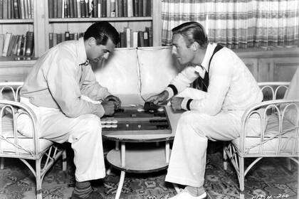 Grant junto a Randolph Scott, el hombre con el que convivió durante 12 años