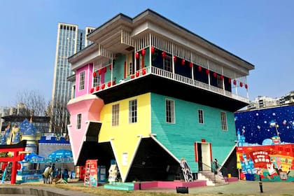 "Casa al revés" en Daping, Chongqing