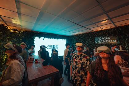 Casa Chandon incorporó una experiencia con realidad virtual. 