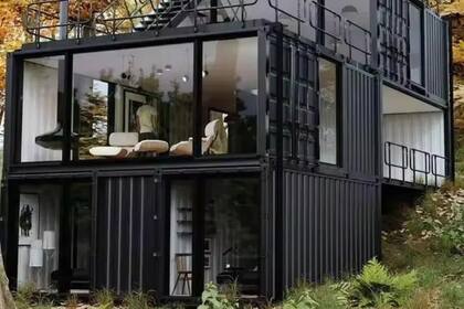 Se le puede agregar una terraza a esta minicasa por un monto adicional (Amazon)