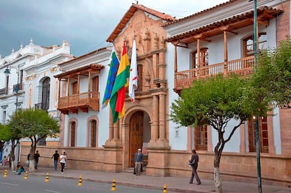 Casa e la Libertad en Sucre, Bolivia.