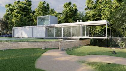 Casa Fénix, hecha con antiguas estructuras de la cárcel de San Martín, en Córdoba