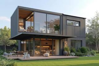 Amazon tiene la casa prefabricada de dos pisos hecha dentro de un contenedor por menos de US$40 mil