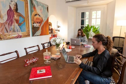 Casa Red también funciona, para muchas, como un espacio de coworking