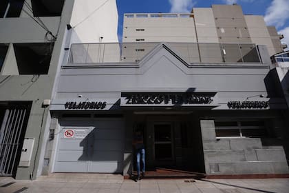 Casa velatorio donde fueron despedidos los restos de Mónica Galán