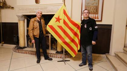 Ramón Amate y Carlos Vilanova en Casal de Catalunya