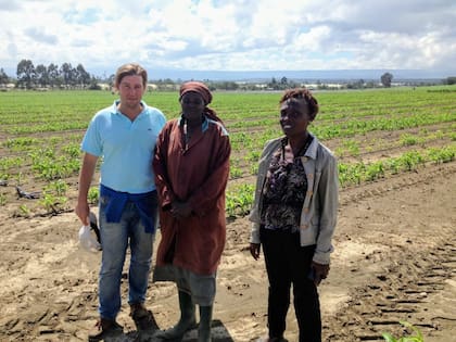 Casal y su empresa buscan ser un puente entre la Argentina y África.