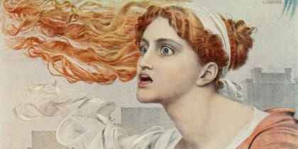 Casandra, una de las princesas de Troya con el don de la predicción, sirvió de metáfora para dar nombre al síndrome de aquellas personas que hacen advertencias futuristas, generalmente catastrofistas y sombrías, que nadie cree