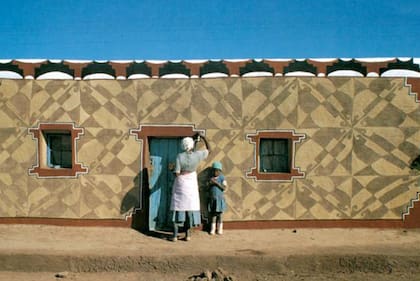 Casas basotho, Lesoto - fecha desconocida