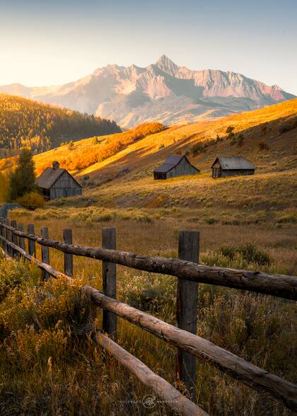 Casas viejas en Telluride